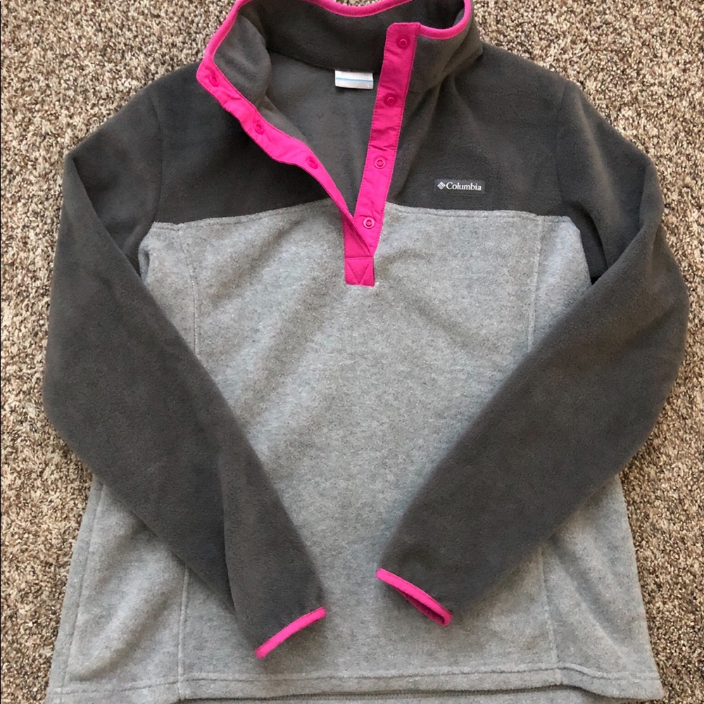 Half button Columbia Fleece pullover
